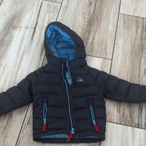 L.L. Bean Light Blue Puffer Jacket 12-18M EUC